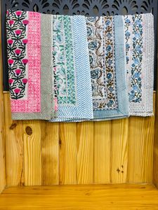 100% Cotton <b>Sarong</b> Indian Handmade 3-Piece Set Boho Scarf Floral Beachwear Quick Dry Breathable Plus Size - Product Image 2
