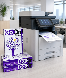 Papel de Copia Blanco GO ON A4, 80g/70g, Duradero y Ligero, Hecho en Tailandia para Uso Diario - Product Image 2