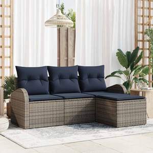 ชุดโซฟาสวนหวายโพลีสีเทา - Product Image 1