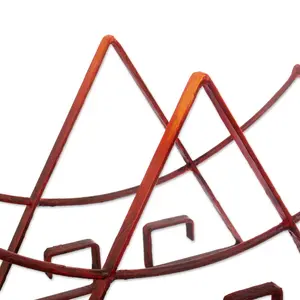 Support à bouteilles décoratif en métal fait main, porte-vin de luxe pour table à manger, vente en gros, support à bouteilles de vin en métal fait main de qualité supérieure - Product Image 3