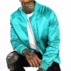 Latest Design Men's Autumn <b>Winter</b> Wear High Street Style Eco-Friendly Loose Casual Coach Coat Is Available For Sale - Product Image 2