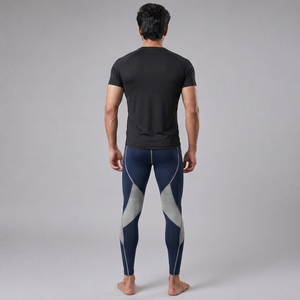 Leggings confortables pour hommes, conçus avec des matériaux doux offrant flexibilité, respirabilité et un confort durable au quotidien. - Product Image 5