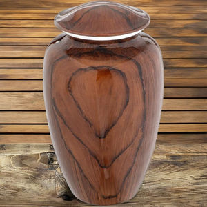 Urna de Cremación Moderna de Metal para Adultos, Diseño Floral Tradicional Hecho a Mano, Decoración para el Hogar, Florero de Mesa, Flores y Plantas, Tamaño Personalizable - Product Image 1