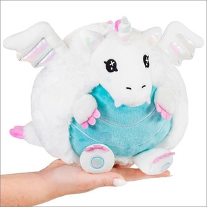 Peluche dragon gris avec yeux rouges et ailes noires, animal en peluche doux pour enfants, 31cm-50cm, rembourrage en coton PP, cadeau unisexe - Product Image 5