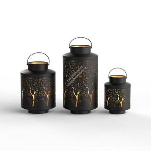 Farol Colgante de Metal con Diseño de Árbol para Jardín, Portavelas Aromático para Decoración Navideña, ¡Gran Venta! - Product Image 1