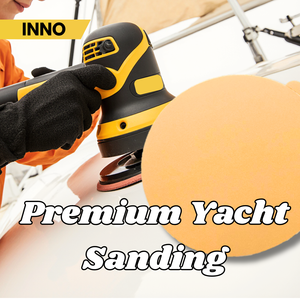 2026 New Arrival Multi-Purpose 125mm 5 Inch Gold Yellow <b>Sanding</b> <b>Disc</b> with #60-#1000 Grit for Backing for DIY Industrial Use - Product Image 4