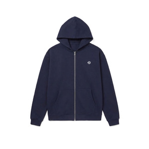 เสื้อฮู้ดซิปเต็มตัวผ้าฝ้ายฟลีซสำหรับผู้ชาย ทรงปกติ สไตล์สตรีทแวร์ โลโก้สั่งทำได้ เชือกผูกฮู้ด ผ้าหนา รับผลิตจำนวนมาก OEM - Product Image 3