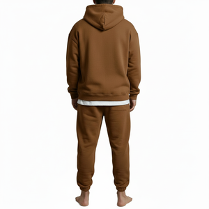 Men Casual Hoodie Sweatpants <b>Set</b> Comfortable <b>Lounge</b> Wear 2 Piece Tracksuit Wholesale - Product Image 2