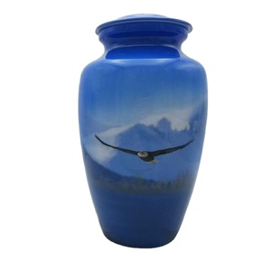 โกศบรรจุอัฐิลายอินทรีบิน สำหรับตั้งโชว์บนโต๊ะในห้องนั่งเล่น โกศสำหรับเก็บอัฐิผู้ใหญ่ อุปกรณ์งานศพ ปี 2026 - Product Image 1