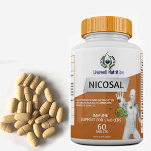 Livewell Nutrition Nicosal Vitaminas, Paquete de Tres, 180 Tabletas, Apoyo Inmunológico para Adultos Fumadores - Product Image 2