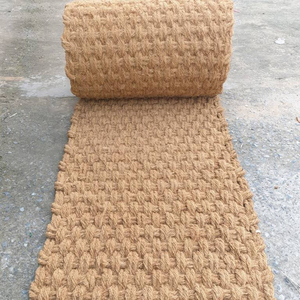 Natural Eco Woven Coconut Fiber <b>Sheets</b> Coconut Coir Blankets Coco Fibre Mat Rolls for Paving Roads - Product Image 1