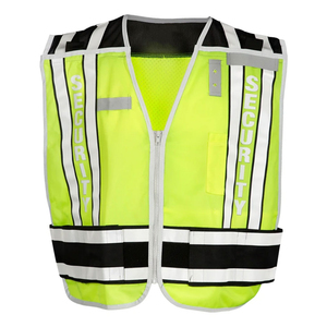 Chaleco de Seguridad Multibolsillos de Alta Calidad Personalizado, Chaleco de Seguridad para Trabajo Nocturno con Cinta Reflectante de Alta Visibilidad - Product Image 6