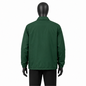 Custom Logo Waterproof Men Streetwear <b>Coach</b> Jacket Lightweight Nylon Windbreaker Snap Button Sports Varsity <b>coach</b> Jacket - Product Image 3