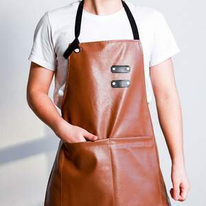 Delantal de Soldador de Cuero Tejido Resistente en Oferta, con Múltiples Bolsillos, Sin Mangas, Ropa de Trabajo para Hombre - Product Image 3