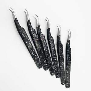 Pinzas de Acero Inoxidable RMI con Punta Lisa Texturizada para Papel, Extensiones de Pestañas y Cuidado Personal - Product Image 3