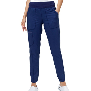Womens Medical <b>Scrubs</b> Set Polo Collar <b>Scrub</b> Top Stretch Nursing <b>Uniform</b> Clinical Healthcare Hospital Suit with Pockets - Product Image 3
