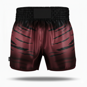 Shorts de Muay Thai personnalisés avec logo de marque privée, imprimés par sublimation, shorts de boxe thaïlandaise, vêtements de combat professionnels, shorts de Muay Thai - Product Image 1