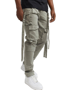 Pantalones Casuales de Estilo Urbano para Hombre, Pantalones Cargo de Alta Calidad 100% Algodón, Suaves, Modernos y Cómodos - Product Image 1