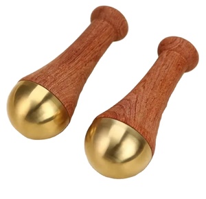 Meilleures ventes Pure Kansa Wand Foot Massager avec des avantages ayurvédiques pour la désintoxication et le stress et le soulagement du masseur Kansa Wand Massager - Product Image 1