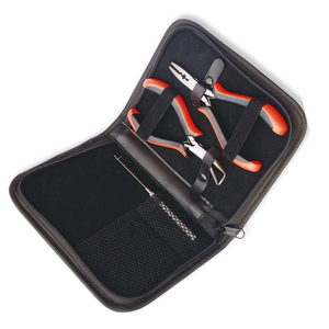 Top Quality Needle Nose Hair Extension <b>Pliers</b> Kit German Stainless Steel Hair <b>Pliers</b> Tool <b>Set</b> With Grip Handle And Zipper Pouch - Product Image 3