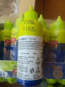 Pegamento para Telas, Adhesivos y Selladores Pidilite Fevicryl para Piezas de Espejo sin Costuras, Pedrería, Cordones, Lentejuelas, etc. - Product Image 3