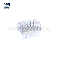 Kit de forage pour implant dentaire avec irrigation interne guidée, embouts, forets chirurgicaux revêtus de titane, instruments en acier inoxydable, CE