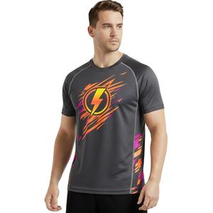 Camiseta de Cuello Redondo para Hombre, Algodón de Calidad, Ajuste Cómodo, Impresión de Logotipo Personalizado, Venta al por Mayor, Moda Casual, Manga Corta, Uso Diario - Product Image 6