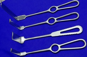 Surgical <b>Handheld</b> Blunt Lengenback Tissue Retractors Set Of 4Pcs Manual Orthopedic Instrument Class I For Surgical Operation - Product Image 6
