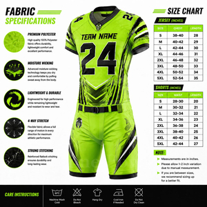 Vente en gros d'uniformes de football américain, ensemble de maillots et de pantalons personnalisés, 100% polyester, vêtements de sport respirants et performants, fournisseur - Product Image 6