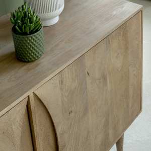 Aparador de madera de mango Vandana Sereno Flux - Product Image 4