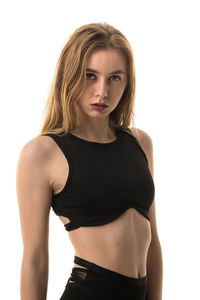 Traje de Danza del Vientre para Mujer 2026, Top Corto de Cuello Alto, Cintura Alta, Ligero, para Verano, Actuaciones, Entrenamiento, Algodón - Product Image 3