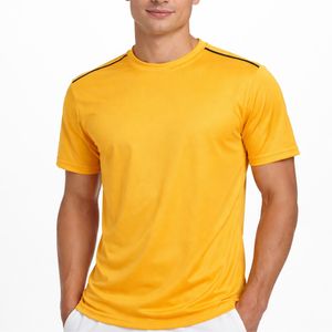 Camiseta de Cuello Redondo Lisa Premium para Hombre, Suave, Transpirable, Ligera, de Algodón, Informal, con Corte Regular y Cómodo - Product Image 2
