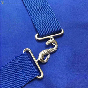 Custom Embroidered Masonic Regalia Apron <b>Sew</b>-On Safety <b>Pin</b> Lambskin Material High Quality Stitching Comfortable Wear Refined - Product Image 6