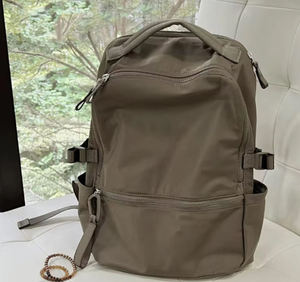 Minimalist Black <b>Backpack</b> Water Resistant Nylon Rucksack Heavy Duty Zipper Business Travel Daypack - Product Image 3
