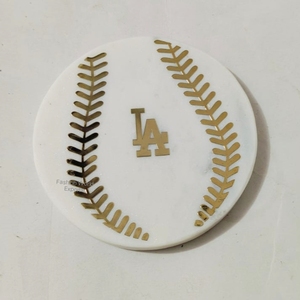 High-Quality Wood <b>Coasters</b> with Intricate Brass Inlay Perfect for Coffee, Tea, & Cocktails <b>Table</b> Decoration & Accessories - Product Image 6