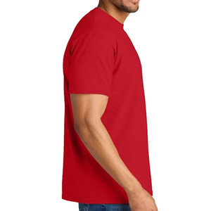 Camiseta de Trabajo para Hombre, al por Mayor, Duradera, de Polialgodón, Ligera, Transpirable, Lisa, con Bolsillos - Product Image 3