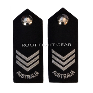 Insignia de hombro de alta calidad para uniforme australiano, parche de primera calidad con diseño bordado personalizado, insignia de grado. - Product Image 2