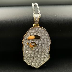 Joyería Hiphop de Alta Calidad, Personalizada, en Plata de Ley 925, con Micro Pavé de Circonia VVS y Moissanita, Colgante 3D - Product Image 3