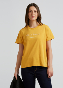 เสื้อยืดคอกลมผู้หญิง ผ้าฝ้าย 100% แต่งลาย แอรี่ น้ำหนักเบา แขนสั้น สไตล์ลำลอง เสื้อซัมเมอร์ ขายส่งจำนวนมาก ส่งออก - Product Image 2