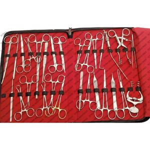Juego de instrumentos básicos de cirugía plástica para profesionales, 28 piezas, kit de cirugía plástica de acero inoxidable, juego de herramientas de cirugía estética con certificación CE - Product Image 1