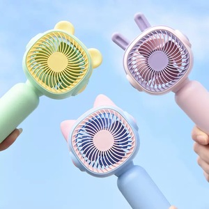 Nuevo Ventilador Portátil de Mano 2026, Recargable por USB, Mini Ventilador de Dibujos Animados con Logotipo Personalizado, para Regalo Estudiantil y Uso en Verano - Product Image 1