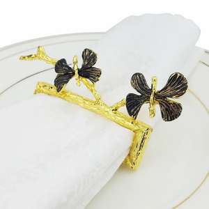 Juego de Anillos Decorativos para Servilletas de Metal de Primera Calidad, Ecológicos y Duraderos, para Campamentos, Restaurantes y Eventos - Product Image 1