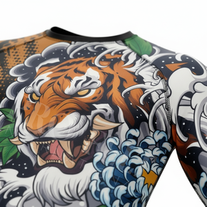 เสื้อกล้ามออกกำลังกายแขนยาวพิมพ์ลายทั้งตัวแบบสปอร์ต สำหรับเล่นกีฬา ฟิตเนส ยิม แห้งเร็ว ป้องกันการเสียดสี เหมาะสำหรับ BJJ - Product Image 4
