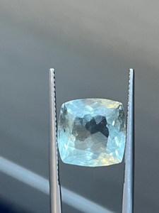 Natural Aquamarine Cushion Cut Gemstones <b>Blue</b> Loose Stones For Jewelry Making High Clarity - Product Image 4
