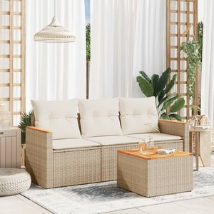 Juego de sofás de jardín beige - Product Image 1