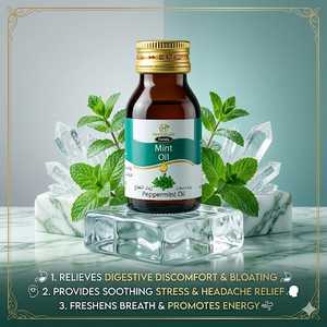Mint Oil Natural Herbal Essential Oil Aromatic Botanical Extract Fresh Mint Fragrance Personal Care Cosmetic Ingredient OEM - Product Image 5