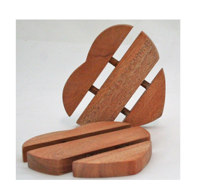 Square Acacia Wood Trivets <b>For</b> <b>Tea</b> <b>Pot</b> Serving Mat Modern Design 350 Mm Diameter Mats & Pads Hot <b>Sale</b> - Product Image 4