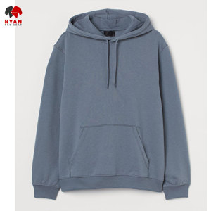 Sweat à capuche confortable et respirant en molleton 100% coton personnalisé Ryan Pro Gear pour hommes avec impression de logo personnalisée, respectueux de l'environnement - Product Image 1