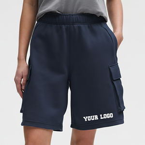 Shorts décontractés d'été pour femmes en gros – Respirants, 100 % coton molletonné, logo personnalisé imprimé en sérigraphie, haute qualité, écologiques - Product Image 1