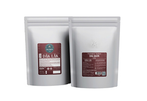 Dalakon Dak Lak 100% Caja de café tostado molido Robusta con cafeína Embalaje con sello de cremallera - Product Image 4